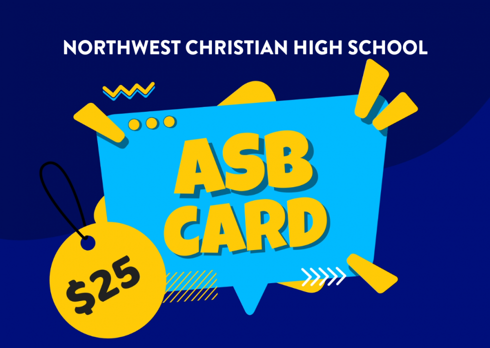 NCHS ASB Card Sticker 2023 Northwest Christian Schools of Lacey