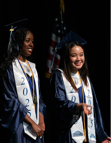 2025 graduates speaking at commencement