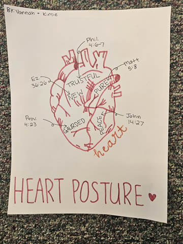 NCHS spiritual theme - Heart Posture